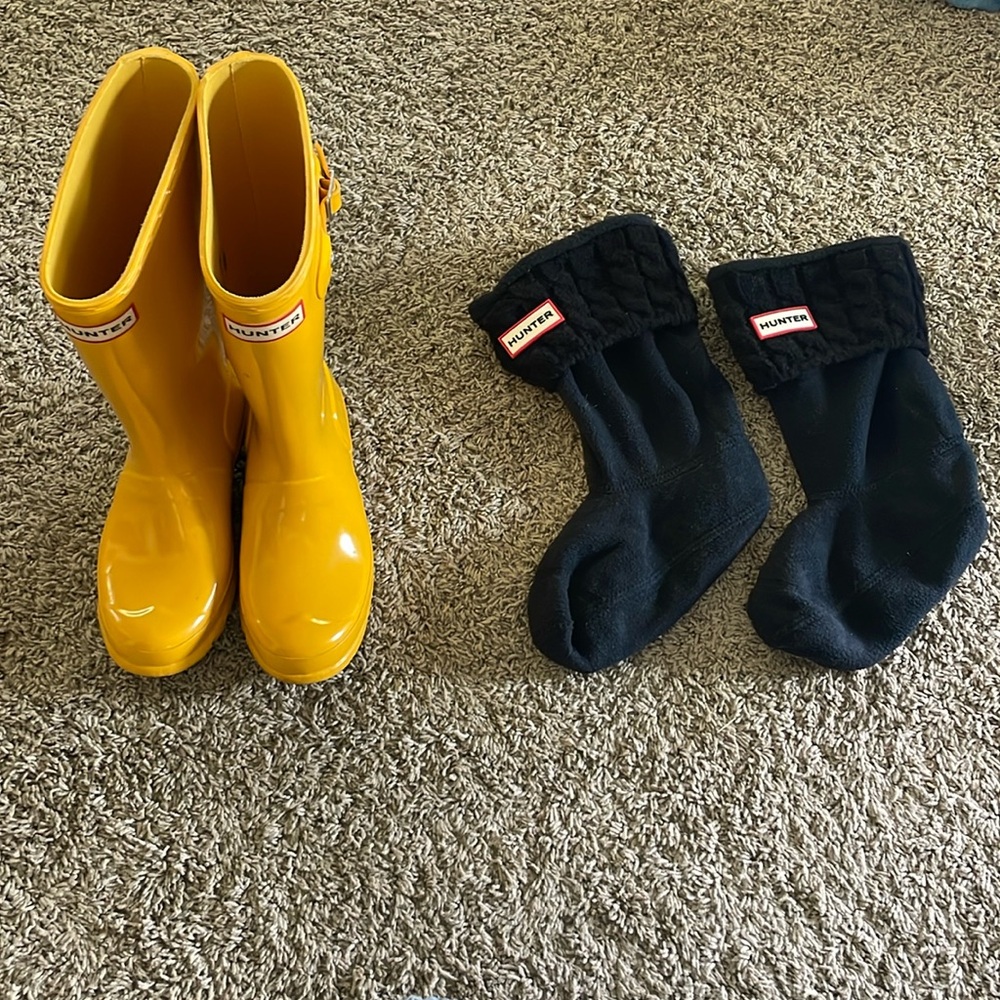 Hunter rain boots
